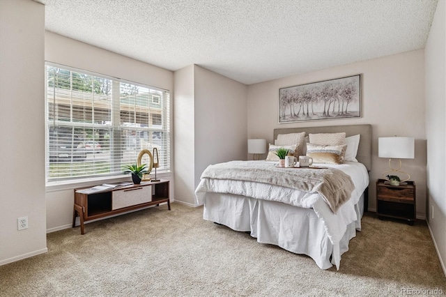 2710 E Otero Pl Unit 6, Centennial, CO 80122 - bedroom with carpet and a textured ceiling