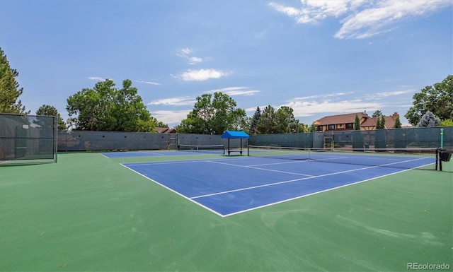 2710 E Otero Pl Unit 6, Centennial, CO 80122 - view of tennis court featuring community basketball court
