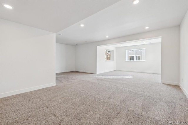 24748 E 40th Ave, Aurora, CO 80019 - spare room with carpet flooring, recessed lighting, and baseboards