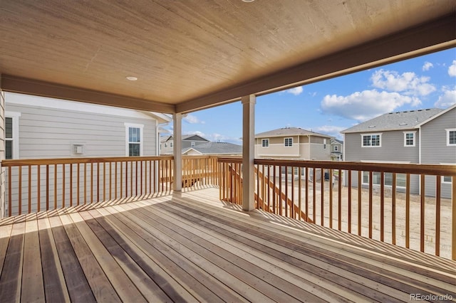 24748 E 40th Ave, Aurora, CO 80019 - wooden deck with a residential view