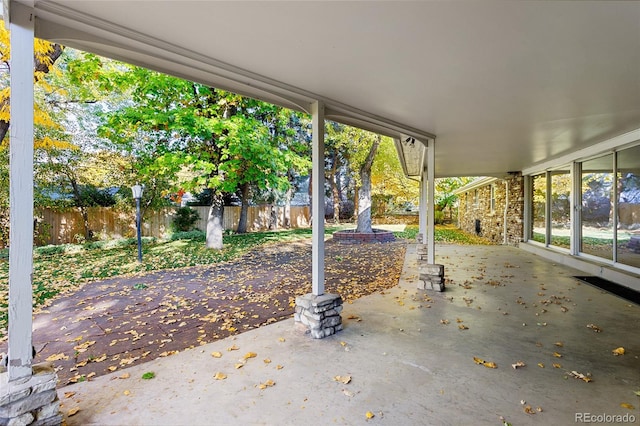 view of patio