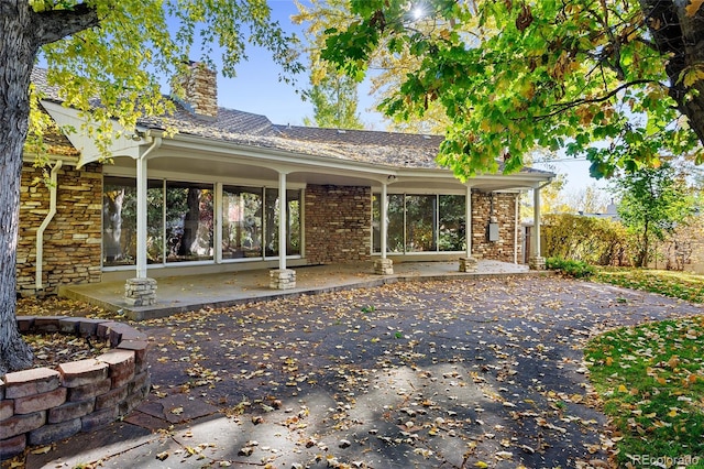 exterior space featuring a patio