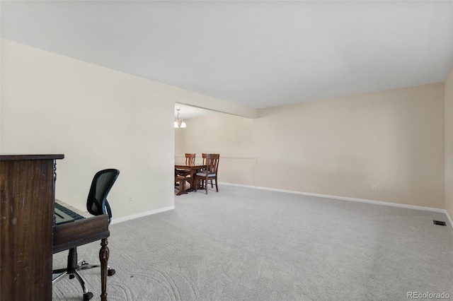 874 Mercury Cir, Lone Tree, CO 80124 - office area with carpet flooring and baseboards