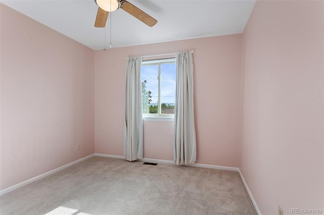 874 Mercury Cir, Lone Tree, CO 80124 - carpeted spare room featuring a ceiling fan and baseboards