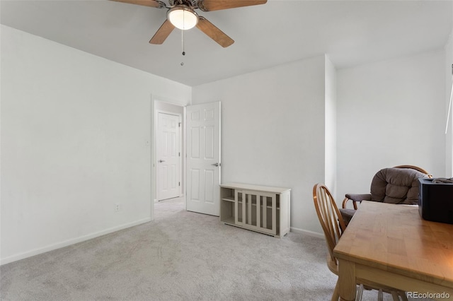 874 Mercury Cir, Lone Tree, CO 80124 - office featuring ceiling fan and carpet