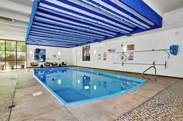 view of indoor pool