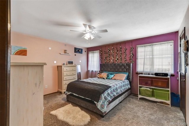 7394 S Field Ct, Littleton, CO 80128 - bedroom with carpet and ceiling fan