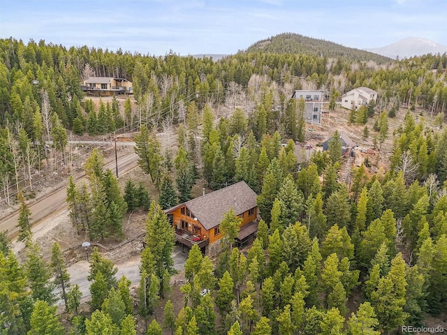 1673 Sinton Rd, Evergreen, CO 80439 - aerial view of a forest and a mountainous background