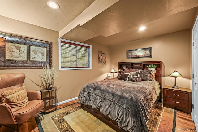 1673 Sinton Rd, Evergreen, CO 80439 - bedroom with light wood-style flooring, recessed lighting, and baseboards