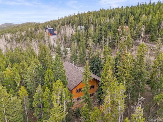 1673 Sinton Rd, Evergreen, CO 80439 - view of subject property with a heavily wooded area