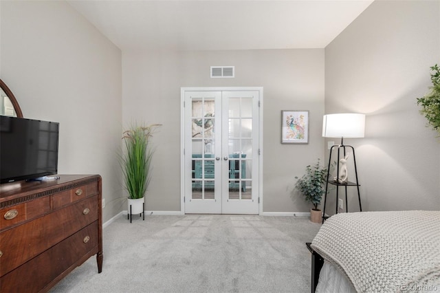 1038 Mircos St, Erie, CO 80516 - bedroom featuring french doors, light colored carpet, and access to outside