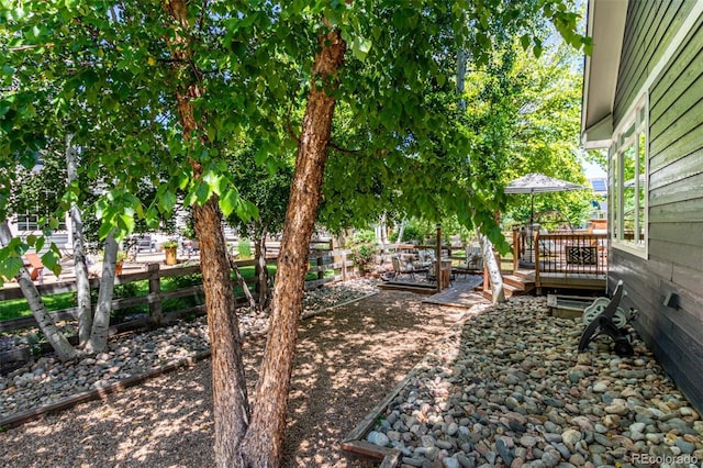 1038 Mircos St, Erie, CO 80516 - view of yard with a wooden deck
