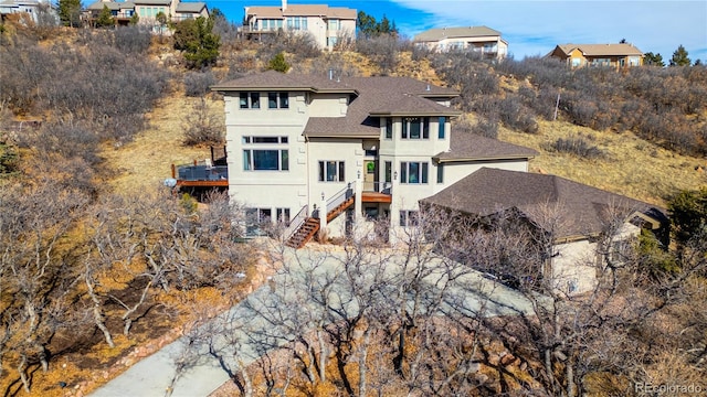 view of rear view of property