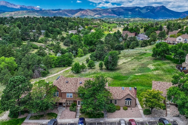 458 Rolling Hills Dr, Colorado Springs, CO 80919 - bird's eye view of mountains