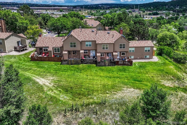 458 Rolling Hills Dr, Colorado Springs, CO 80919 - aerial view of property and surrounding area