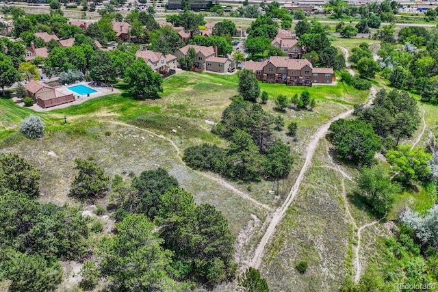 458 Rolling Hills Dr, Colorado Springs, CO 80919 - drone / aerial view of a pool