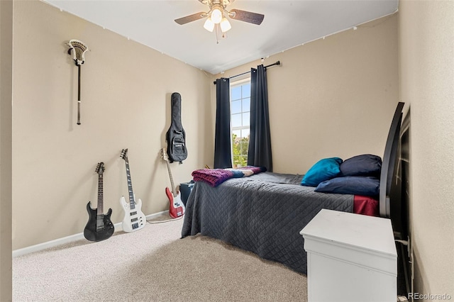 2043 S Cathay Way, Aurora, CO 80013 - carpeted bedroom featuring baseboards and ceiling fan