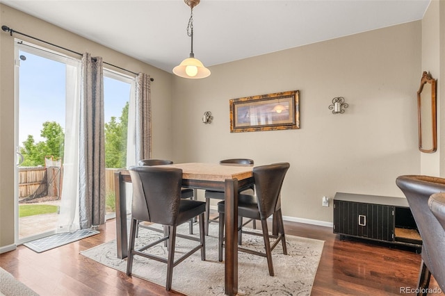 2043 S Cathay Way, Aurora, CO 80013 - dining room with wood finished floors and baseboards