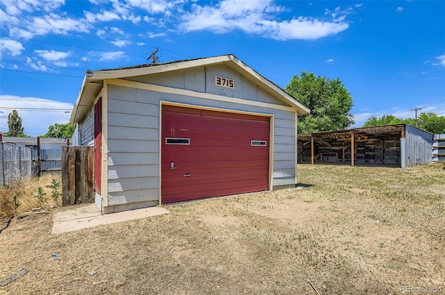 3715 Mcavoy Ave, Evans, CO 80620 - view of detached garage