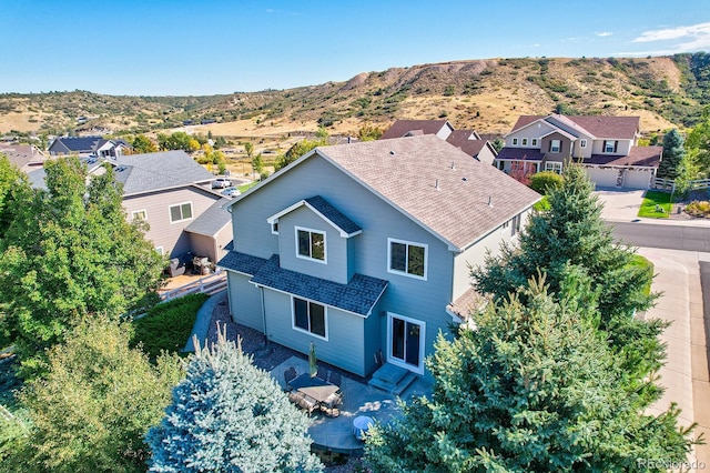 3779 Aspen Hollow Ct, Castle Rock, CO 80104 - aerial view of residential area with a mountainous background