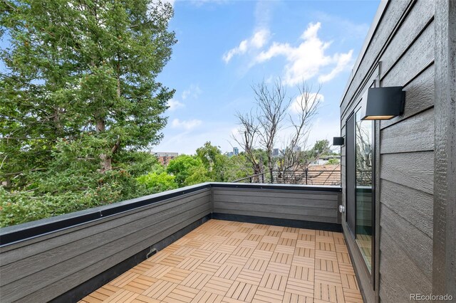 view of patio / terrace featuring a balcony