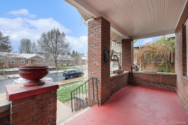 3159 36th Ave, Denver, CO 80211 - view of patio featuring a porch