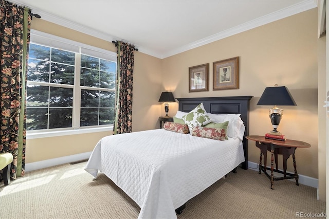 17452 W 83rd Pl, Arvada, CO 80007 - carpeted bedroom featuring baseboards and crown molding