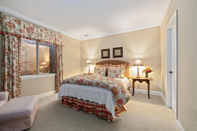 17452 W 83rd Pl, Arvada, CO 80007 - bedroom with crown molding, carpet flooring, and baseboards