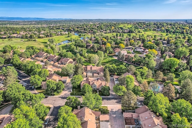 2299 Ranch Dr, Westminster, CO 80234 - aerial perspective of suburban area featuring a nearby body of water