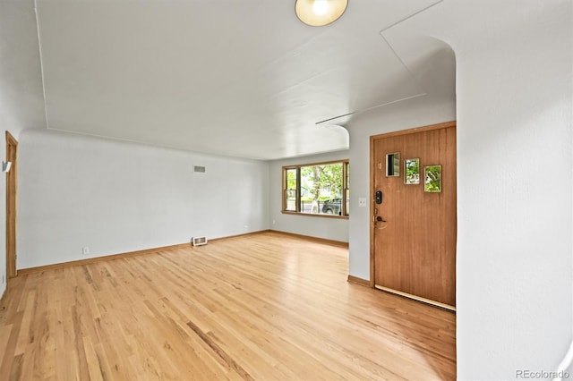 5355 S Windermere St, Littleton, CO 80120 - entryway with light wood-type flooring and baseboards