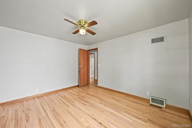5355 S Windermere St, Littleton, CO 80120 - unfurnished room featuring a ceiling fan, wood finished floors, and baseboards