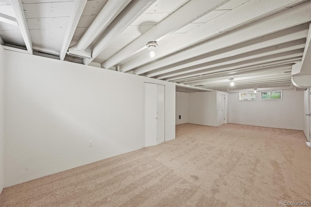 5355 S Windermere St, Littleton, CO 80120 - below grade area with light colored carpet