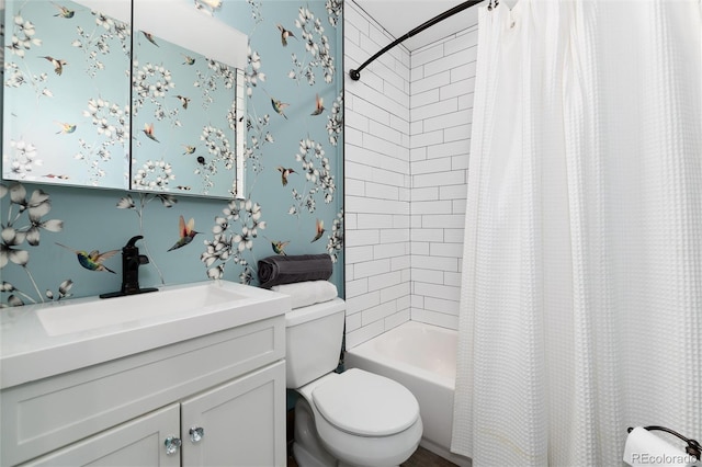 1 Club Ln, Littleton, CO 80123 - full bath with vanity and shower / bath combo with shower curtain