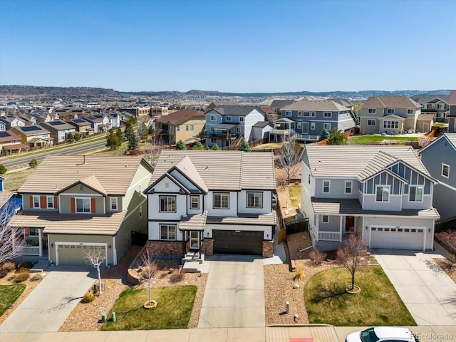 2853 Black Canyon Way, Castle Rock, CO 80109 - bird's eye view with a residential view