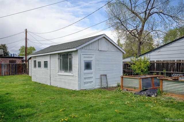 view of outbuilding featuring an outdoor structure
