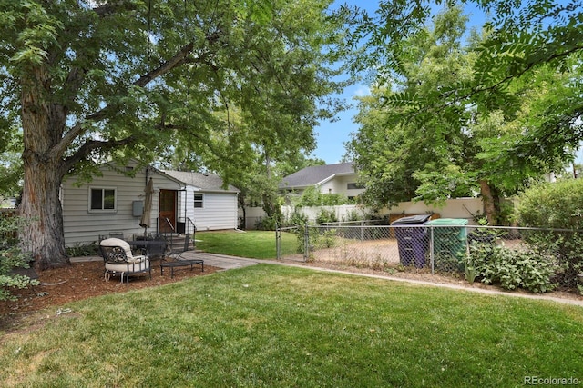 1720 S Madison St, Denver, CO 80210 - view of yard with a patio