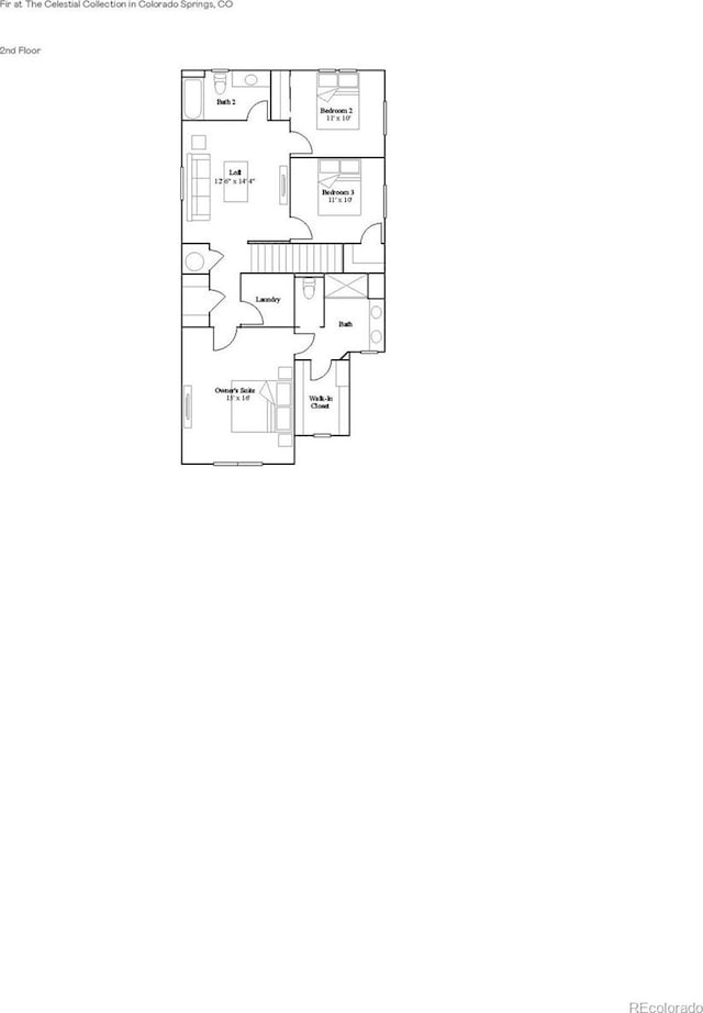 1159 Redfish Pt, Colorado Springs, CO 80904 - view of property floor plan