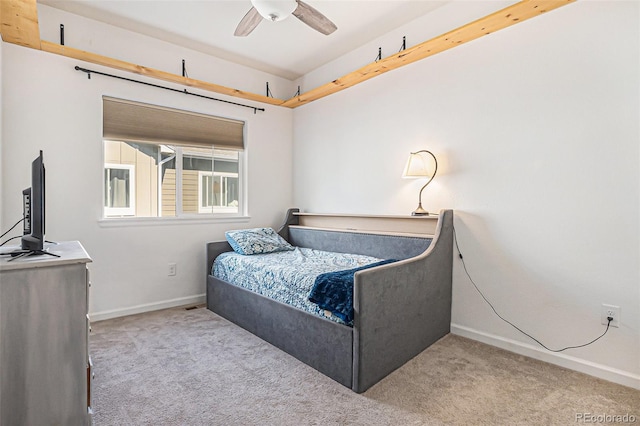 14700 E 104th Ave Unit 1105, Commerce City, CO 80022 - carpeted bedroom featuring baseboards and ceiling fan