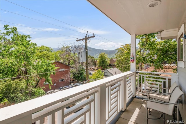 1824 Pearl St Unit B, Boulder, CO 80302 - balcony featuring a mountain view