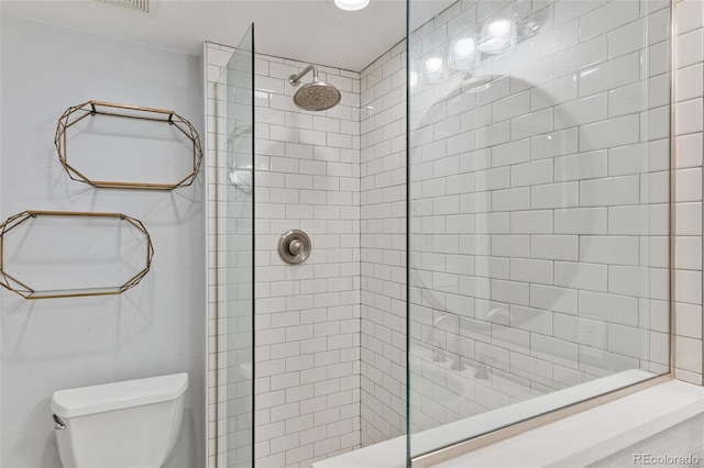 3211 Zuni St Unit 9, Denver, CO 80211 - bathroom featuring toilet and walk in shower