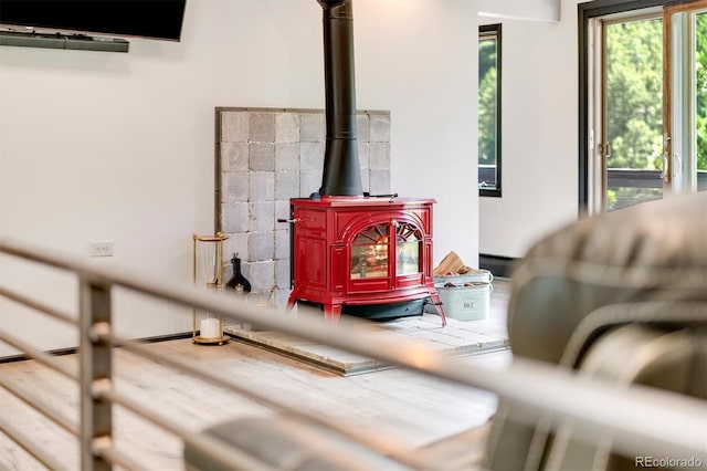 5607 Crawford Gulch Rd, Golden, CO 80403 - detailed view of a wood stove