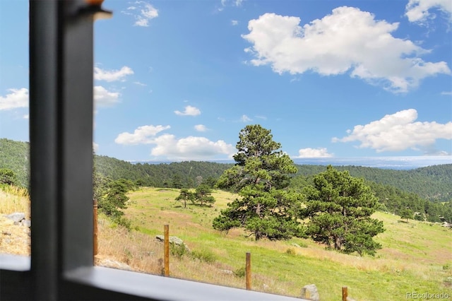 5607 Crawford Gulch Rd, Golden, CO 80403 - mountain view featuring a forest