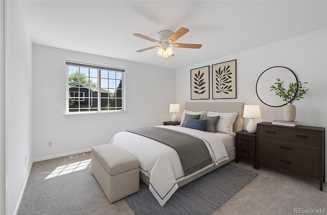 10057 Cedaridge Way, Highlands Ranch, CO 80129 - bedroom featuring carpet flooring, a ceiling fan, and baseboards