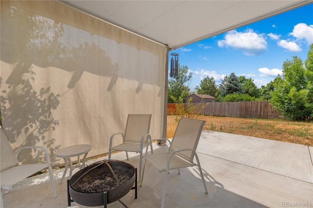 view of patio