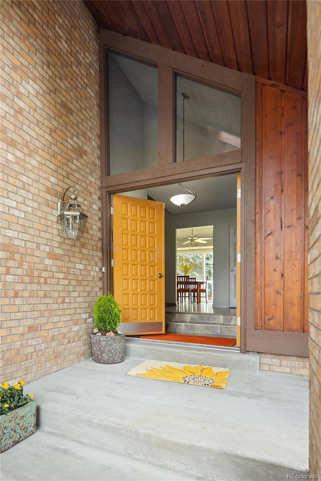 10572 E Orchard Pl, Englewood, CO 80111 - property entrance with brick siding