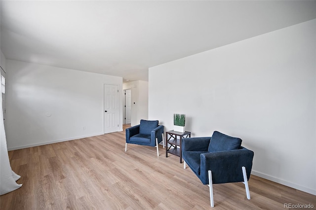 1607 Shasta Dr, Colorado Springs, CO 80910 - sitting room featuring light wood finished floors and baseboards