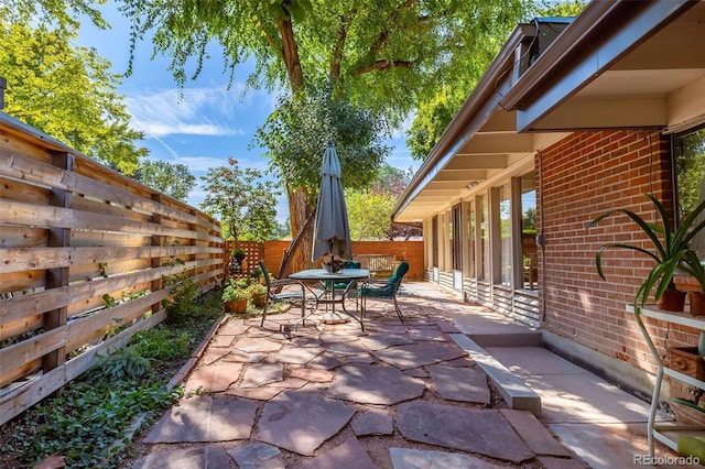 view of patio