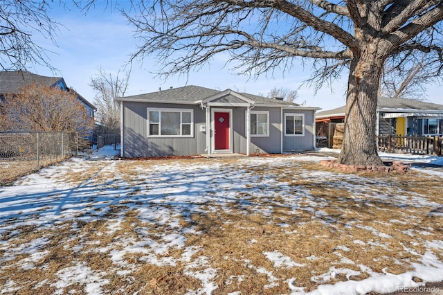 view of ranch-style house