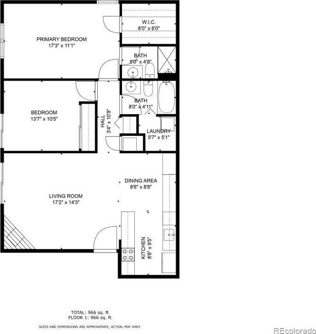 3482 S Eagle St Unit 102, Aurora, CO 80014 - floor plan / room layout