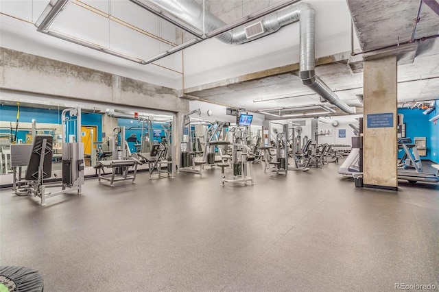 1401 Wewatta St Unit 806, Denver, CO 80202 - view of workout area